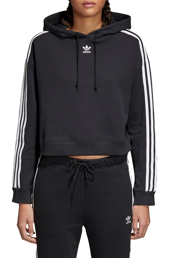 Adidas Crop Hoodie Womens